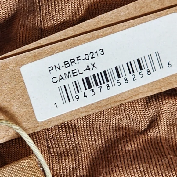 2pcs SKIMS SLEEP BRIEF/ CAMEL/4X/NWT - Picture 10 of 15